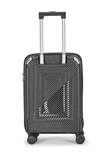 طقم شنط سفر بولي بروبيلين ليمرا، 3 مقاسات، 4 عجلات، بزاوية 360 درجة، LMA-PP515 - رمادي غامق product image 3