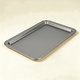 طوفرية تقديم استيل الجهوري، 42x28 سم - فضي product image 1