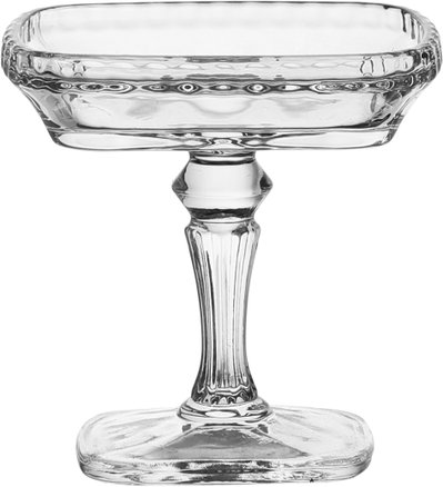 Glass Serving Stand, 9 cm, 2 Pieces - Clear product image 3