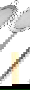 مصفاة استيل استيل السيف غاليري، 28×10 سم، يد خشب - فضي product image 1