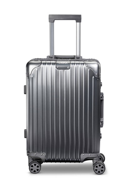 شنطة سفر الومنيوم ليمرا، 20 بوصة، 4 عجلات، RM-601 - رمادي غامق product image 3