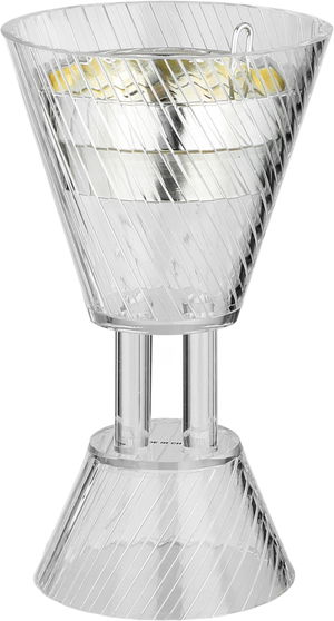 مبخرة أكرليك السيف غاليري، 11x11x19.1 سم، قاعدة - شفاف product image 2