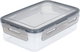 Al Saif Gallery Plastic Food Container with Lid, 1 Liter, 20x14x6 cm, Rectangle - Gray product image 3