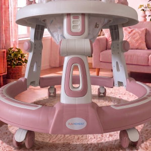 Fun Moment Baby Walker, Foldable, Adjustable, Musical Toys - Multicolor product image 2