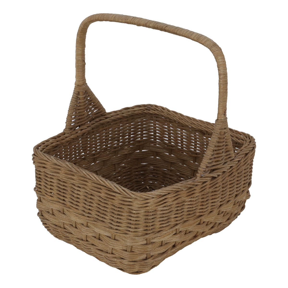 Al Saif Gallery Rectangular Wicker Serving Basket, 30 X 26 X 16 Cm - Beige product image 2