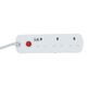 Al Saif Gallery Electrical Distributor, 3 Outlets, 5 Meters Length - White product image 3