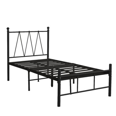 سرير هيكل حديد، 190×70×86 سم - أسود product image 3