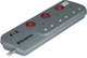 توصيلة كهرباء اوكارينا، 3 متر، 3 مخارج، 2 مخرج USB، مخرج TypeC، OCREX3W53U3G - رصاصي product image 1