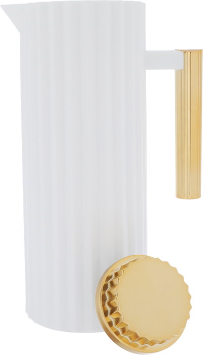ترمس رواء تايملس، 1 لتر، حافظة داخلية زجاج حراري - أبيض product image 3