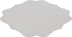 Al Saif Gallery Leather Tablecloth, 38x38 cm - Off White product image 2