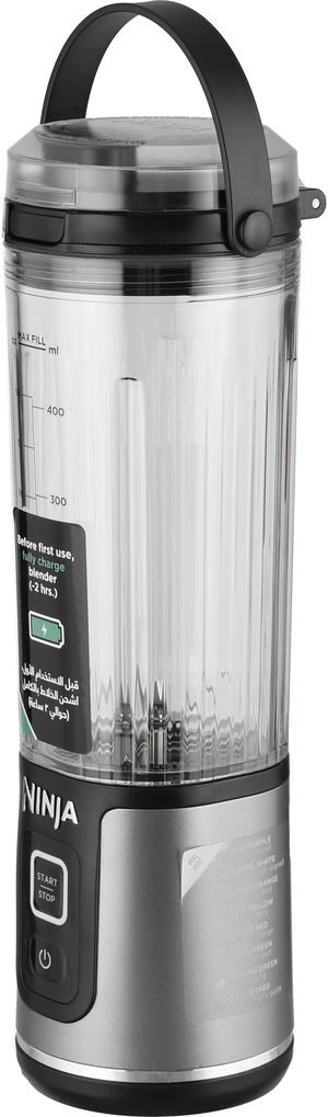 Shark Ninja BC151MEBK Cordless Portable Blender, 530ml, 50W- Grey/Black product image 2