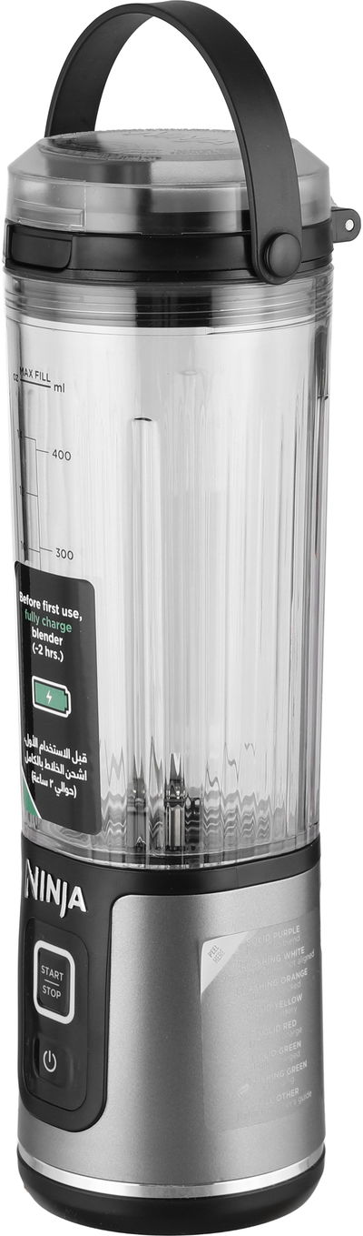خلاط محمول لاسلكي شارك نينجا، 530 مل، 50 واط، BC151MEBK - رمادي اسود product image 2