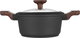 Robust Granite and Aluminum Cookware Set with Glass Lid, 9 Pieces - Black product image 7