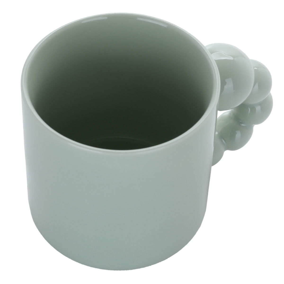Al Saif Gallery porcelain mug, 400 ml, ball handle - green product image 2
