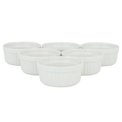 طقم زبدية بورسلان السيف غاليري، 6 قطع - أبيض product image 1