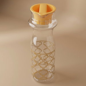Al Saif Gallery plastic bottle, cylindrical - gold product image