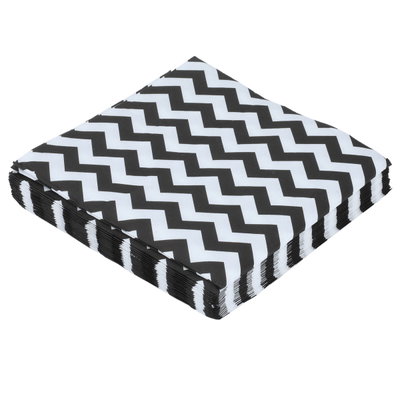 مناديل سفرة ورق السيف غاليري، نقش مربعات - أبيض product image 2