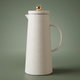 Al Saif Gallery Royal 8 thermos, 1 liter, thermal glass inner container, plastic outer shell - white product image 1