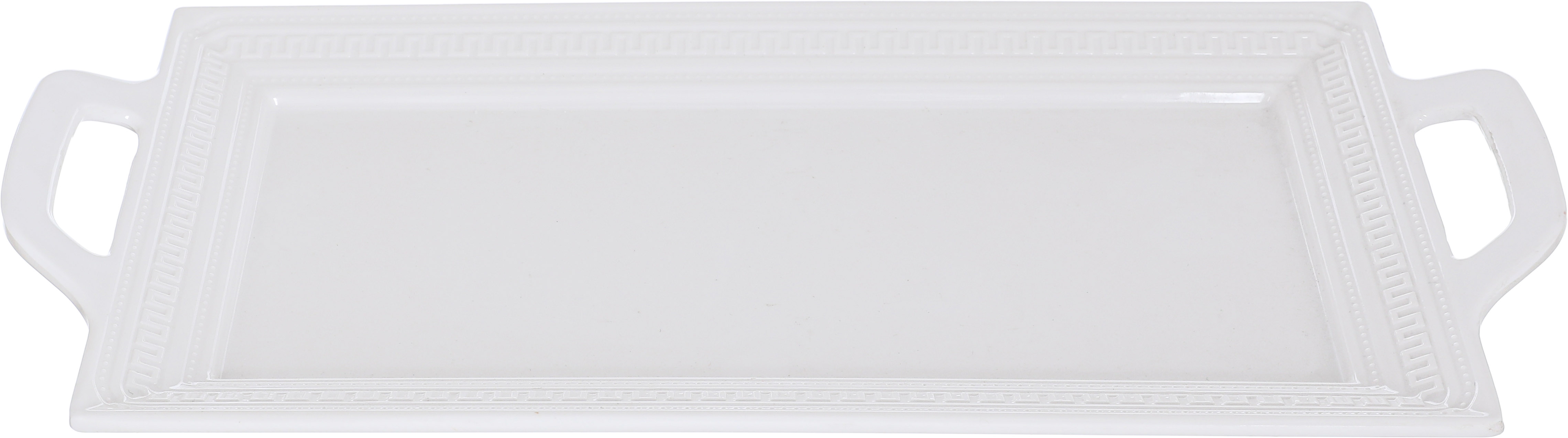 Tofaria Al Saif Gallery Melamine, 15 inches, rectangular with handle - white product image