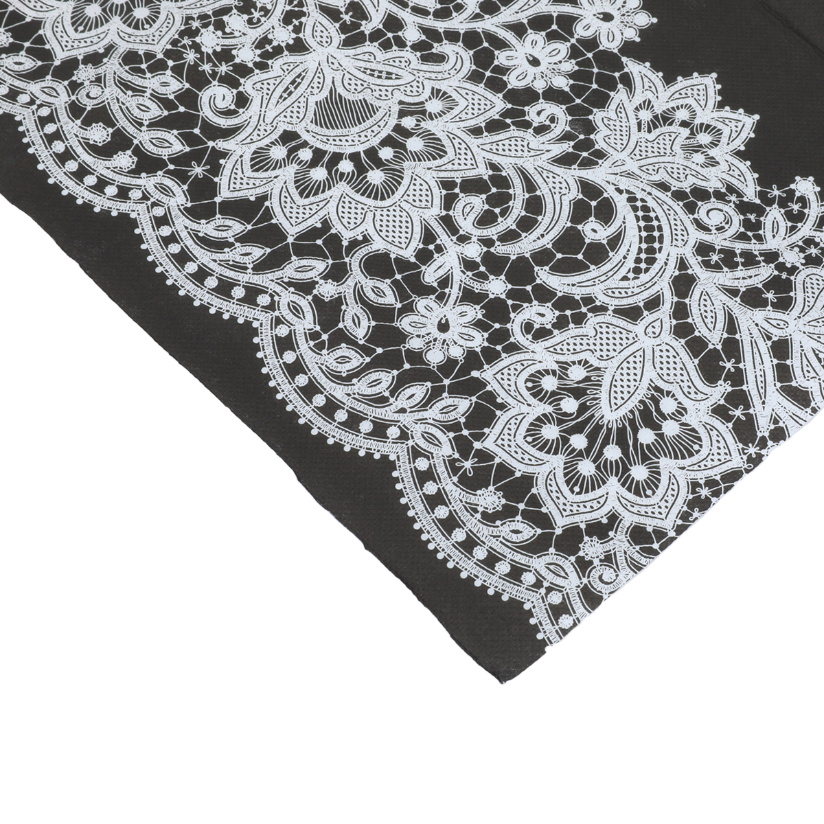 مفارش سفرة ورق رايال، مربع - أسود product image 3