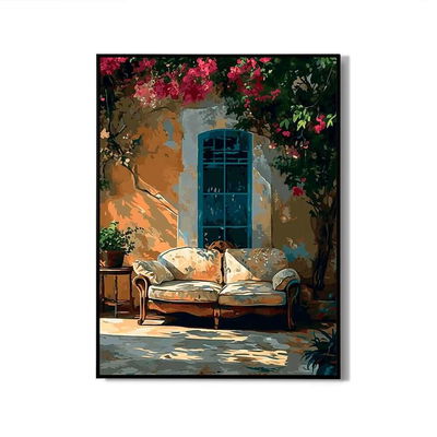 لوحة جدارية كانفس طباعة، 140×90 سم، اطار اسود - متعدد الالوان product image 2