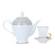 طقم سفرة بورسلان السيف غاليري، 81 قطعة، دائري - رمادي product image 2