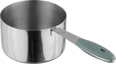 Al Saif Gallery Stainless Steel Measuring Cup Set, 4 Pieces, Silicone Handle - Silver product image 2