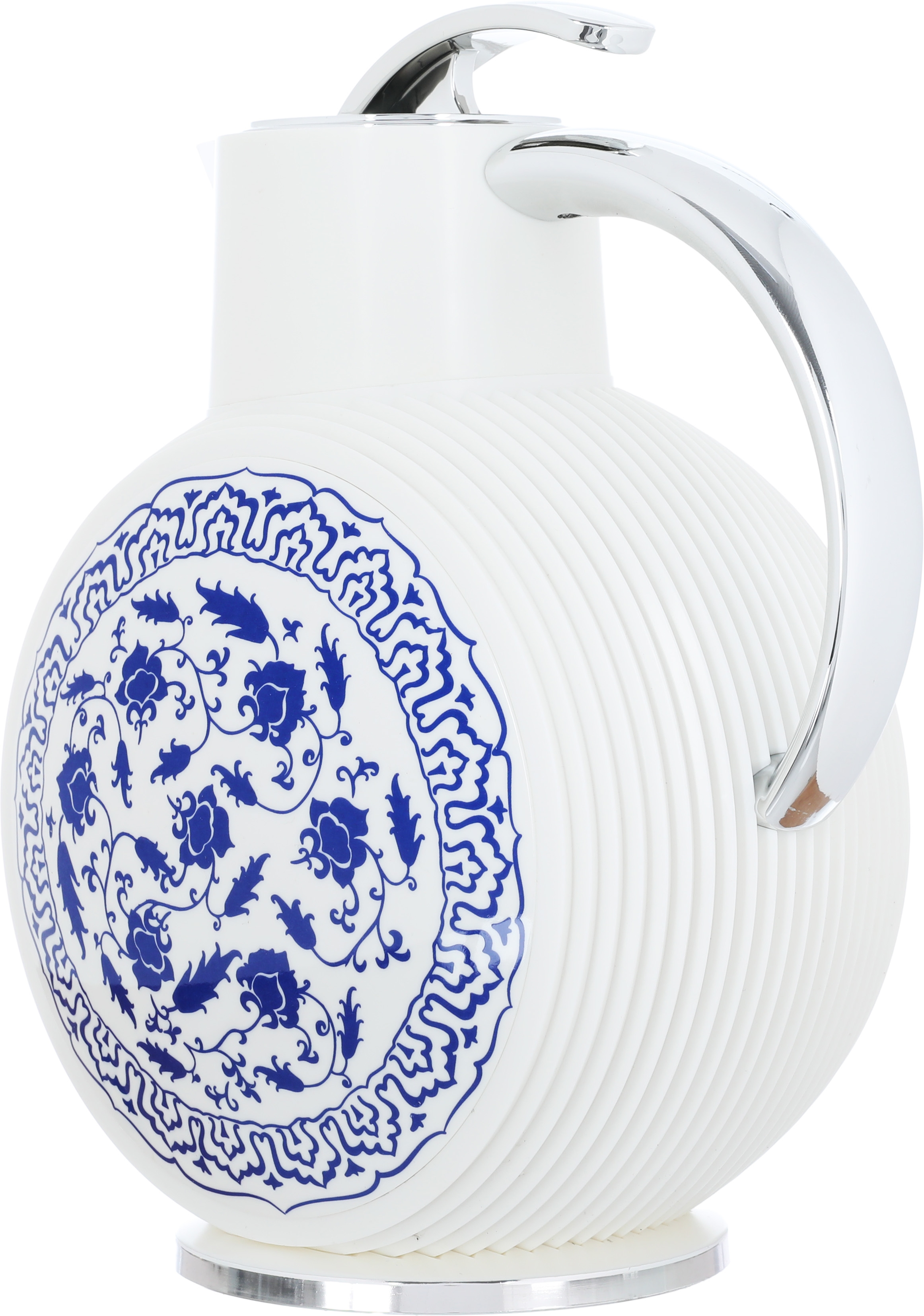 Glory Al-Jawhara Thermos, 900 ml, glass inner container, plastic outer shell - white product image 3