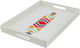 Al Saif Gallery Plastic Serving Tray, 40X30X4 Cm - Off White product image 2