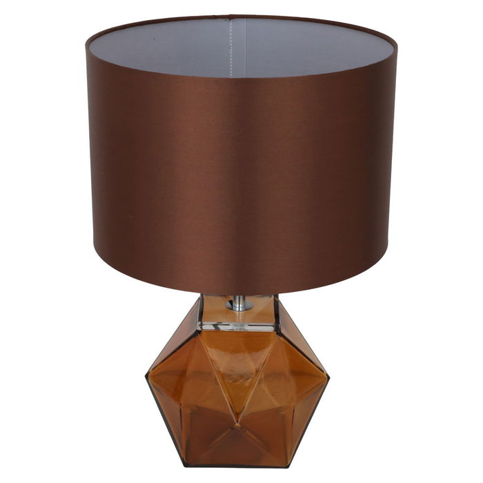 أبجورة إديسون، 35×35.3×35.3 سم، زجاج - بني/عسلي product image 2