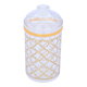 Al Saif Gallery plastic container, 1350 ml, round - gold product image 2