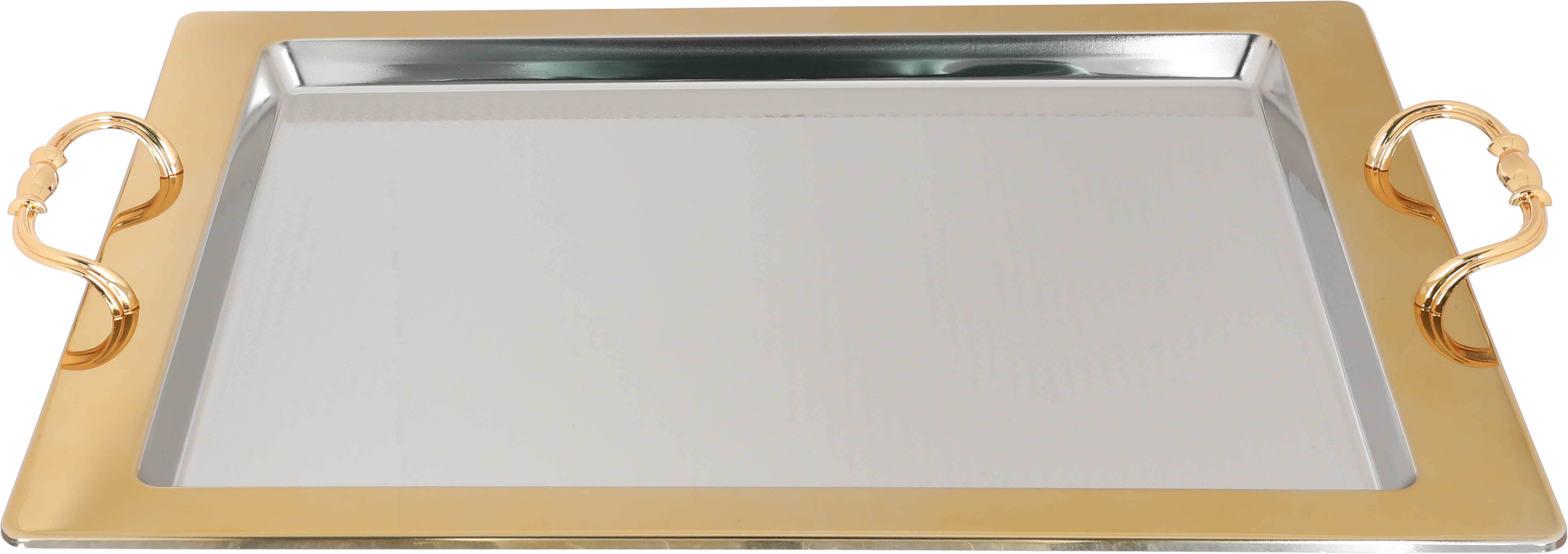 Safaa Steel Toferia Serving Set, 3 Pieces - Gold Silver product image 6
