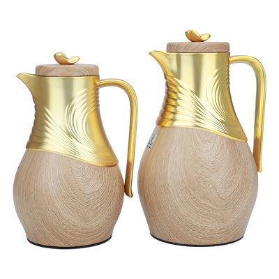 طقم ترامس استيل السيف غاليري نورهان، قطعتين - ذهبي product image 1