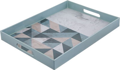 Al Saif Gallery Plastic Serving Tray, 40×30×4 cm, Rectangular - Multicolor product image 2