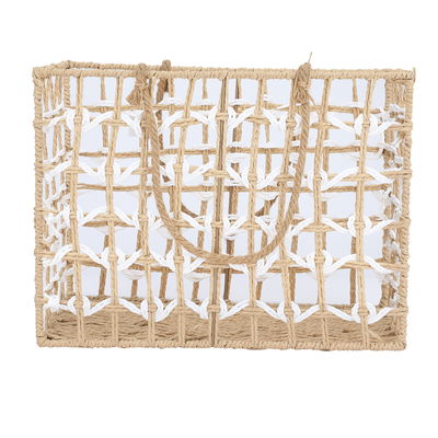 Diamond Glow Wicker Thermos Bags Set, 2 Pieces - Beige product image 2