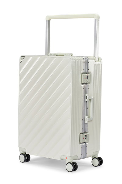 طقم شنط سفر بولي كربونات ليمرا، 2 مقاس، 4 عجلات، LMA-1901 - ابيض product image 5