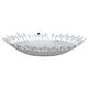 صحن تقديم استيل السيف غاليري، 32×32×6 سم - فضي product image 1