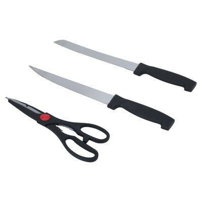 طقم تقطيع استيل السيف غاليري، 10 قطع - اسود product image 4