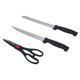 طقم تقطيع استيل السيف غاليري، 10 قطع - اسود product image 4