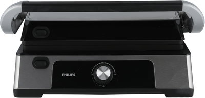 شواية كهربائية فيليبس، 2200 واط، 3 مستويات حرارة، شاشة ديجيتال، HD6301/90 - فضي اسود product image 2
