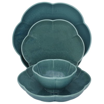 طقم عشاء بورسلان السيف غليري، 24 قطعة - أبيض product image 1