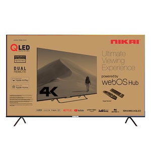 تلفزيون سمارت بدون اطار نيكاي، 65 بوصة، 4K، QLED، نظام ويب او اس، NIK65MEU4QLED - اسود product image 2