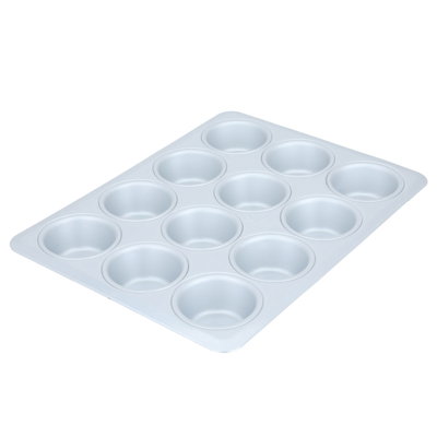 قالب مافن المونيوم السيف غاليري، 38.5x29.5x4.1 سم، 12 خانة - فضي product image 3