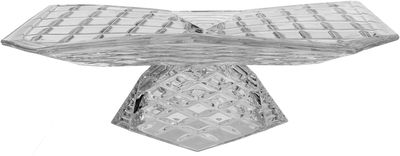 ستاند تقديم زجاج السيف غاليري، 33x33x10 سم، معين، قاعدة - شفاف product image 3