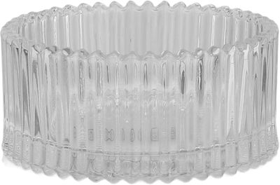 سكرية زجاج السيف غاليري، 10.5x10.5x12 سم، غطاء شفاف - شفاف ذهبي product image 2