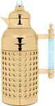 Sara Al Saif Gallery Thermos Set, 1/1 liter, crystal handle, thermal glass inner case, stainless steel outer body - gold product image 2