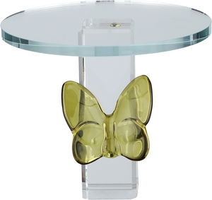 ستاند تقديم حلا زجاج السيف غاليري، 15×15×13 سم، دائري - شفاف بني product image