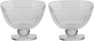 Al Saif Gallery Glass Bowl Set, 10x10x8 cm - Clear Gray product image