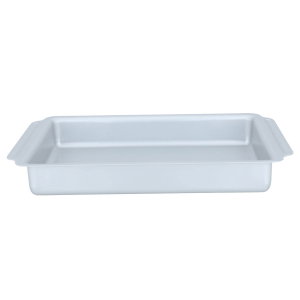Bake Chef Aluminum Cake Pan, 13 x 9 x 2 inches, Rectangular - Silver product image 2
