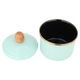 Al Saif Gallery steel can, 1.63 liters, large, gold rims, with a light green lid product image 2